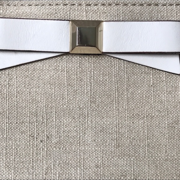 kate spade Holly Street Linen & Leather tote - Picture 3 of 8